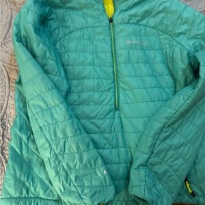 Eddie Bauer Green Puffer Jacket